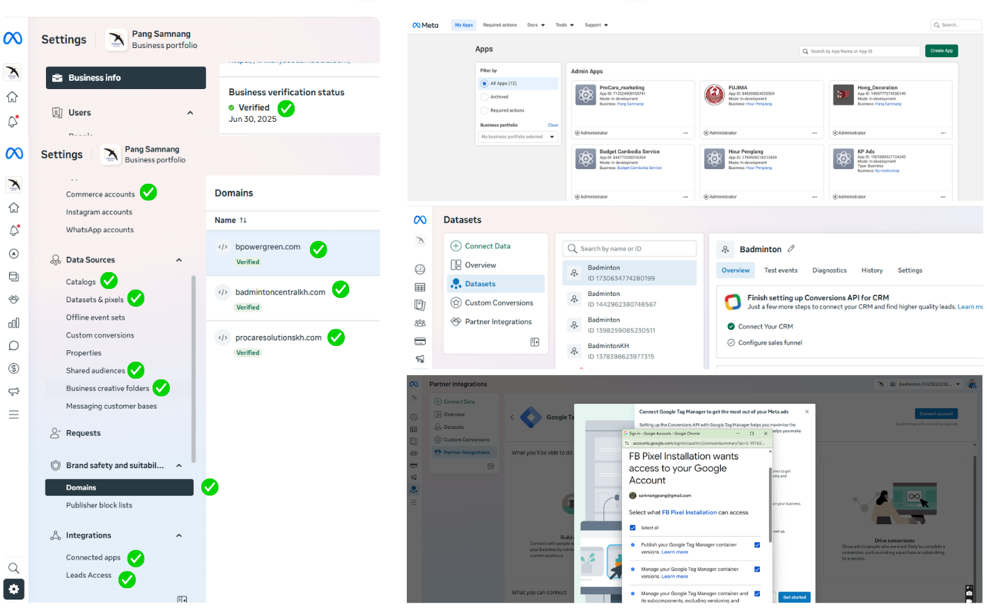 Facebook and digital integration work